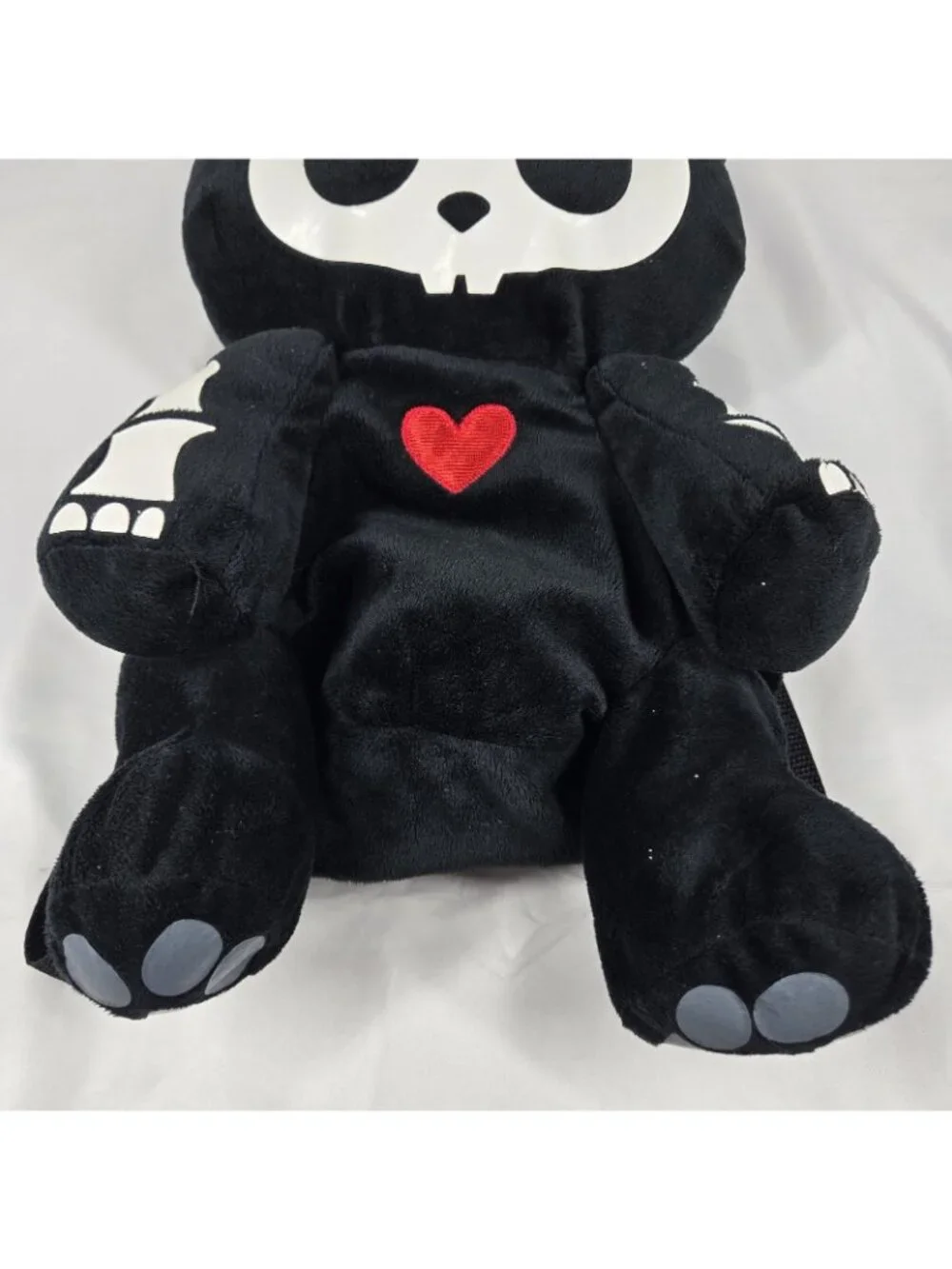 Toynami Skelanimals Jack The Rabbit Plush Backpack 16 Inch Cute Goth Retro